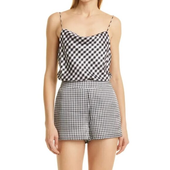 NWOT Cami NYC black & white gingham print shorts - Picture 6 of 12